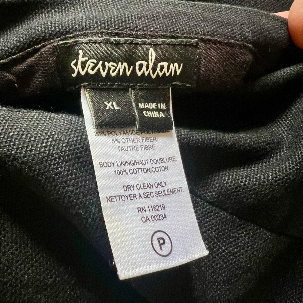 Men's Black Reversible Jacket - Picture 4 of 10